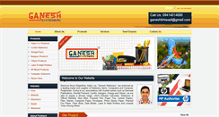 Desktop Screenshot of ganeshstationers.com